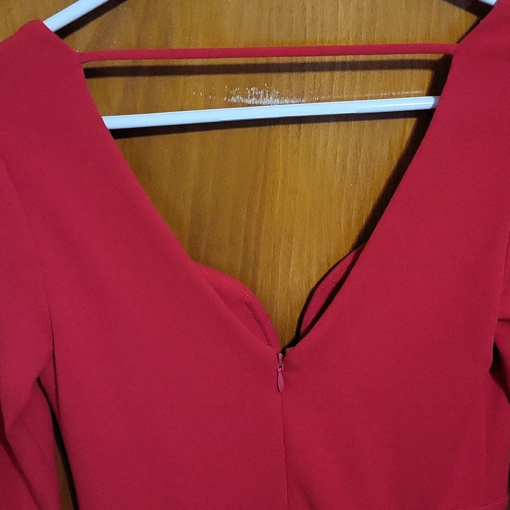 Sexy Womens Red Dress Size Xs By Express - Picture 4 of 8